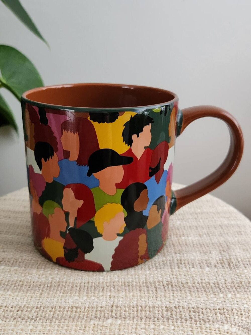 Room Essentials Faces Stoneware Coffee Cup Mug Target